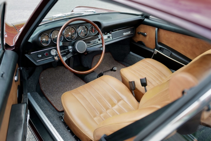 1969 Porsche 911T Coupé Burgundrot – 12