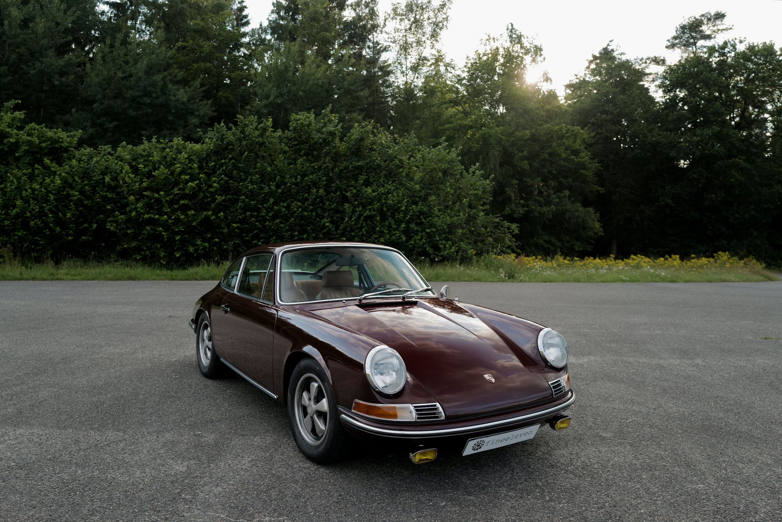 1969 Porsche 911T Coupé Burgundrot - 33